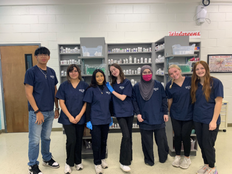 Pharmacy students from the Dowell J. Howard Center