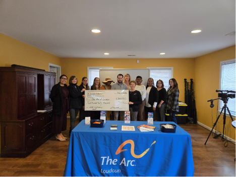 Check presentation to The Arc of Loudoun